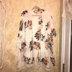 Umgee floral cardigan